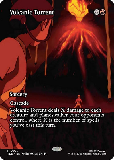 Volcanic Torrent (Borderless) (37) (Avatar: The Last Airbender: Eternal-Legal)