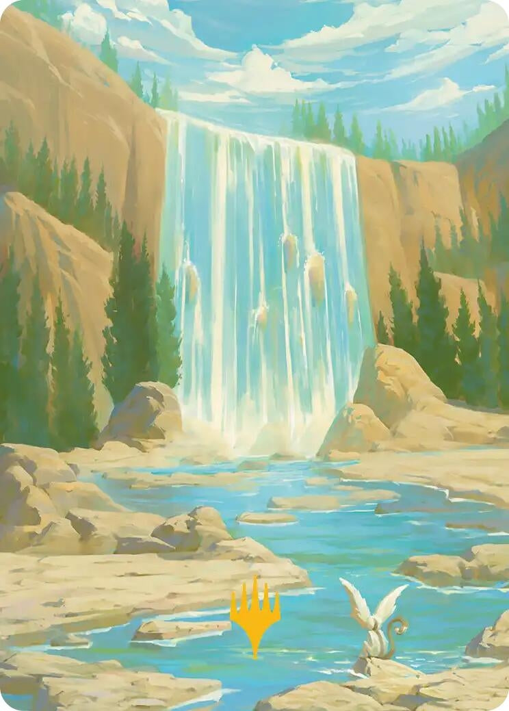Island Art Card (Gold-Stamped Signature) (51)