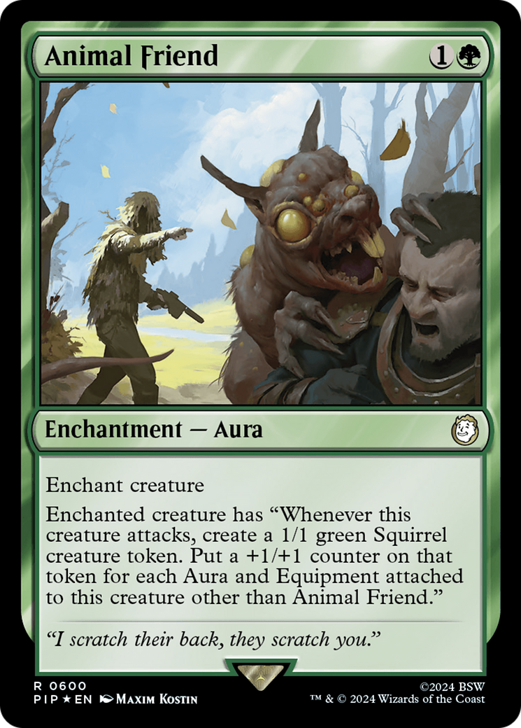 Animal Friend (Surge Foil) (600) [Universes Beyond: Fallout]