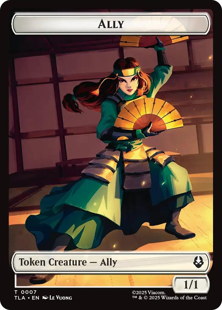 Ally (0007) // Clue (0018) Double-Sided Token (7 // 18) (Avatar: The Last Airbender)
