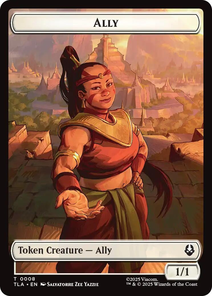 Ally (0008) // Clue (0016) Double-Sided Token (8 // 16) (Avatar: The Last Airbender)