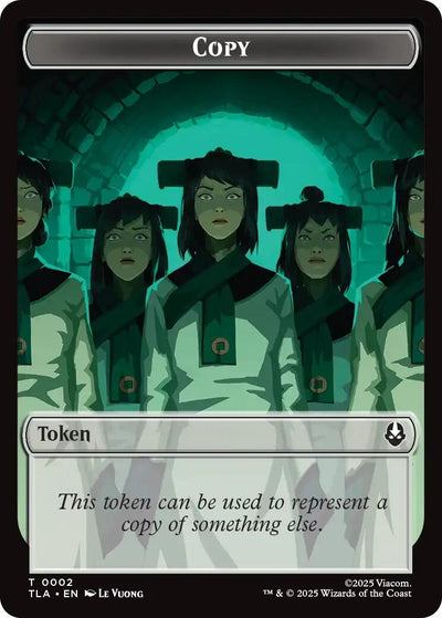 Copy (0002) // Soldier (0011) Double-Sided Token (2 // 11) (Avatar: The Last Airbender)