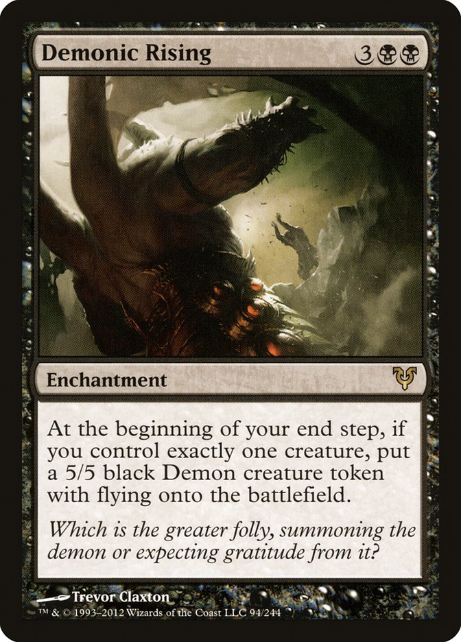 Demonic Rising (94) [Avacyn Restored]