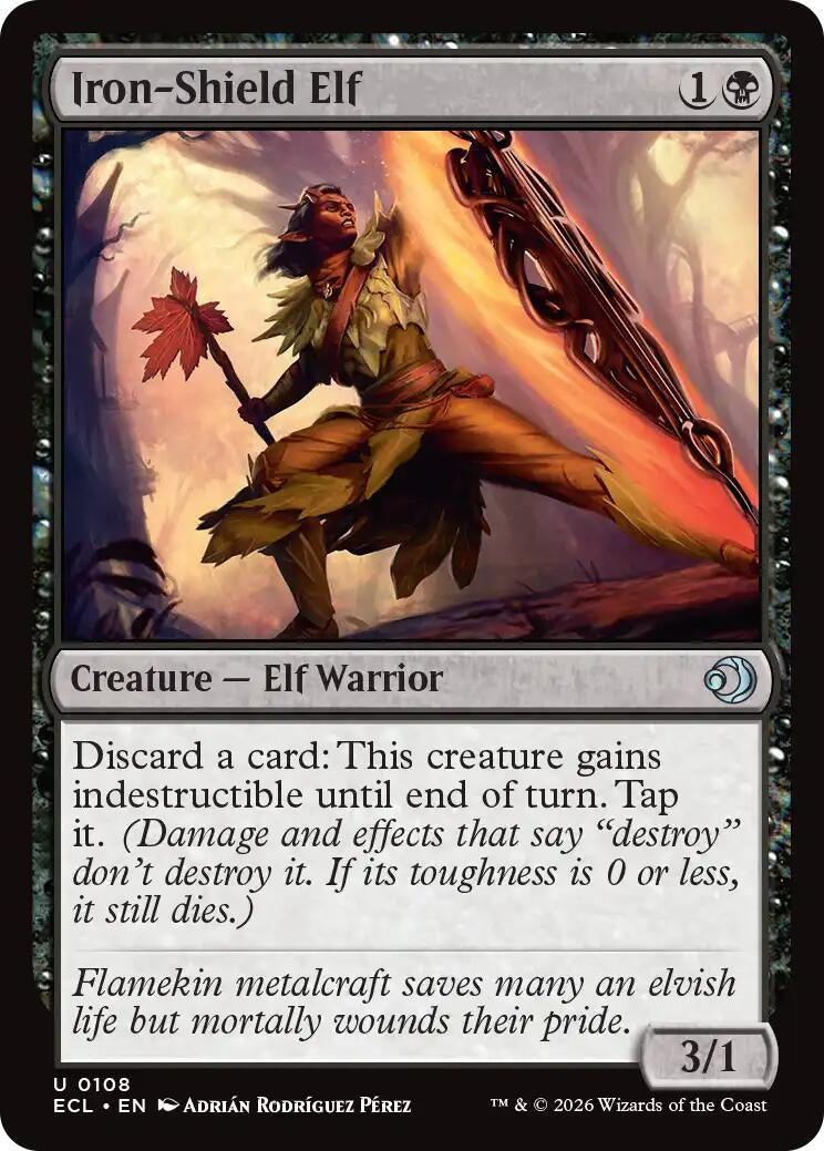 Image for Iron-Shield Elf (108) - Magic: The Gathering