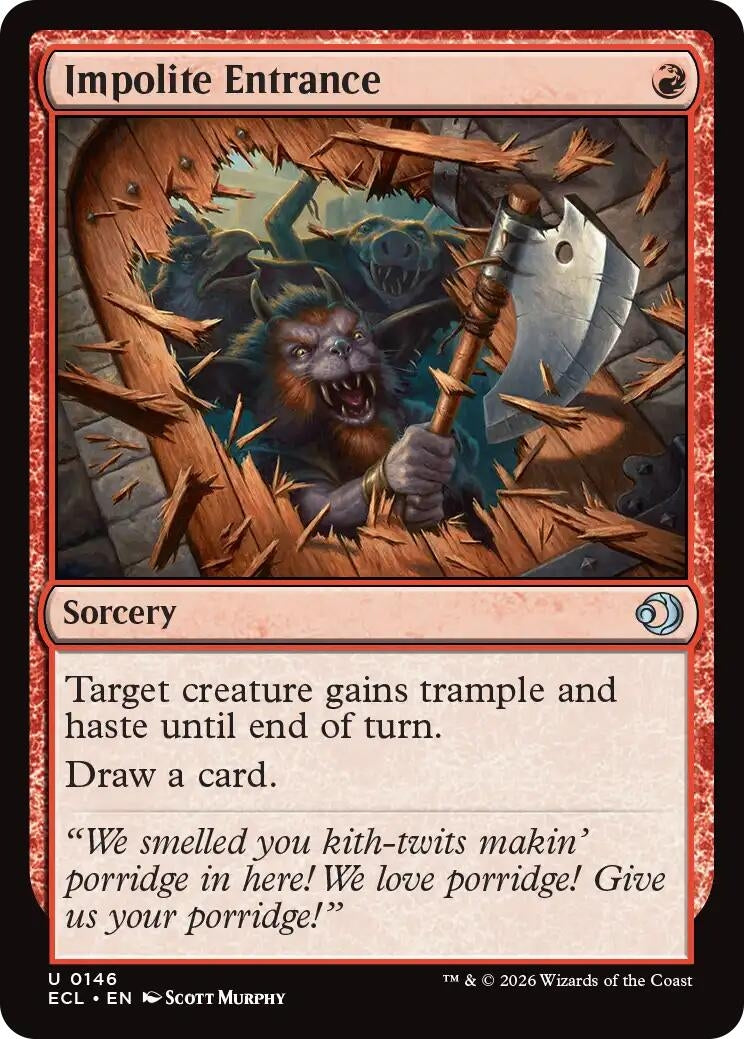 Image for Impolite Entrance - Magic: The Gathering