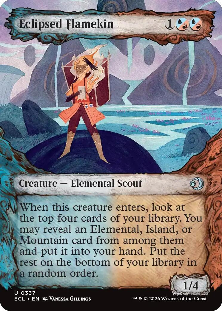 Image for Eclipsed Flamekin (Showcase) - Magic: The Gathering