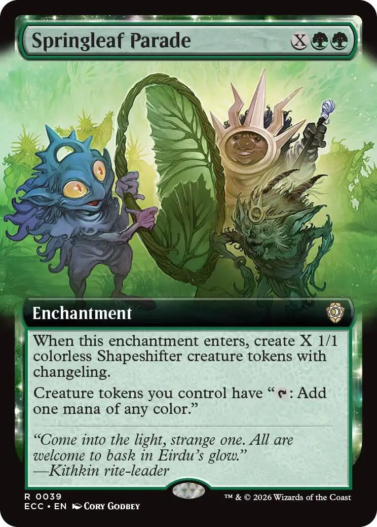 Image for Springleaf Parade (Extended Art) - Magic: The Gathering