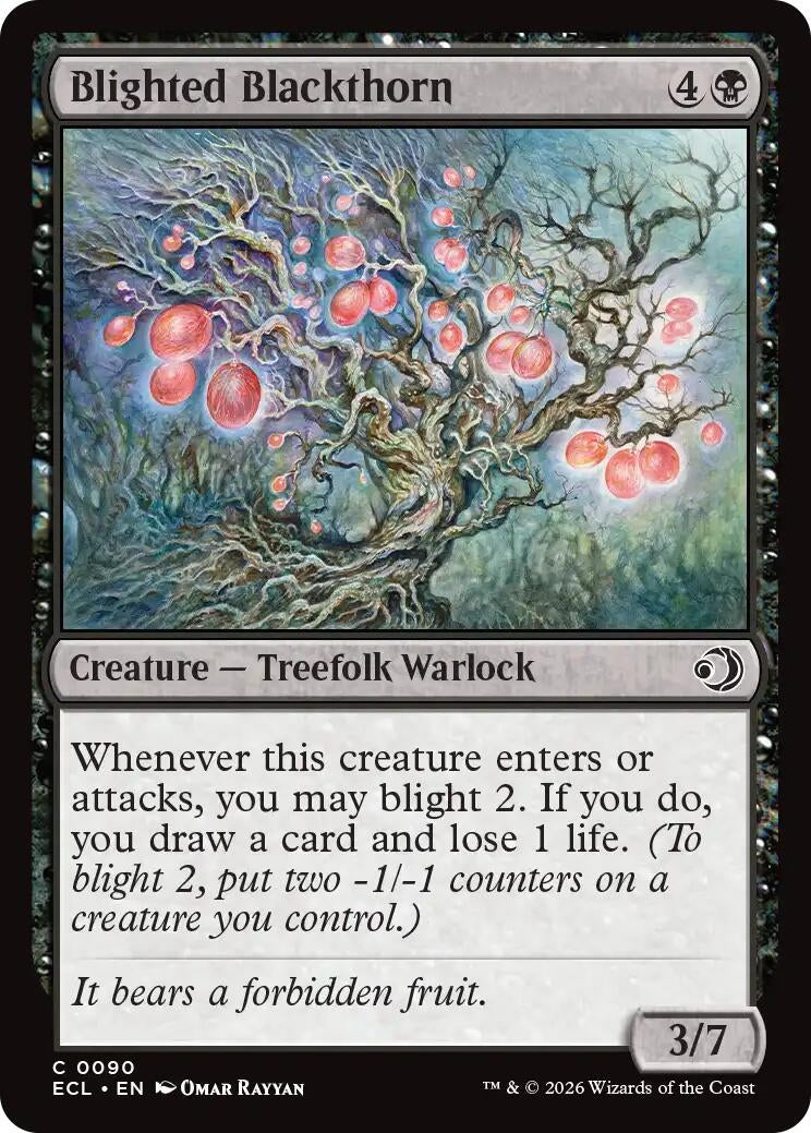 Image for Blighted Blackthorn (90) - Magic: The Gathering