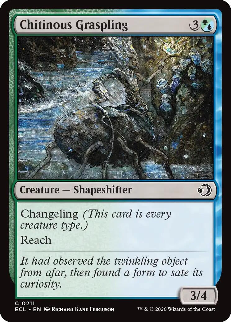 Image for Chitinous Graspling (211) - Magic: The Gathering
