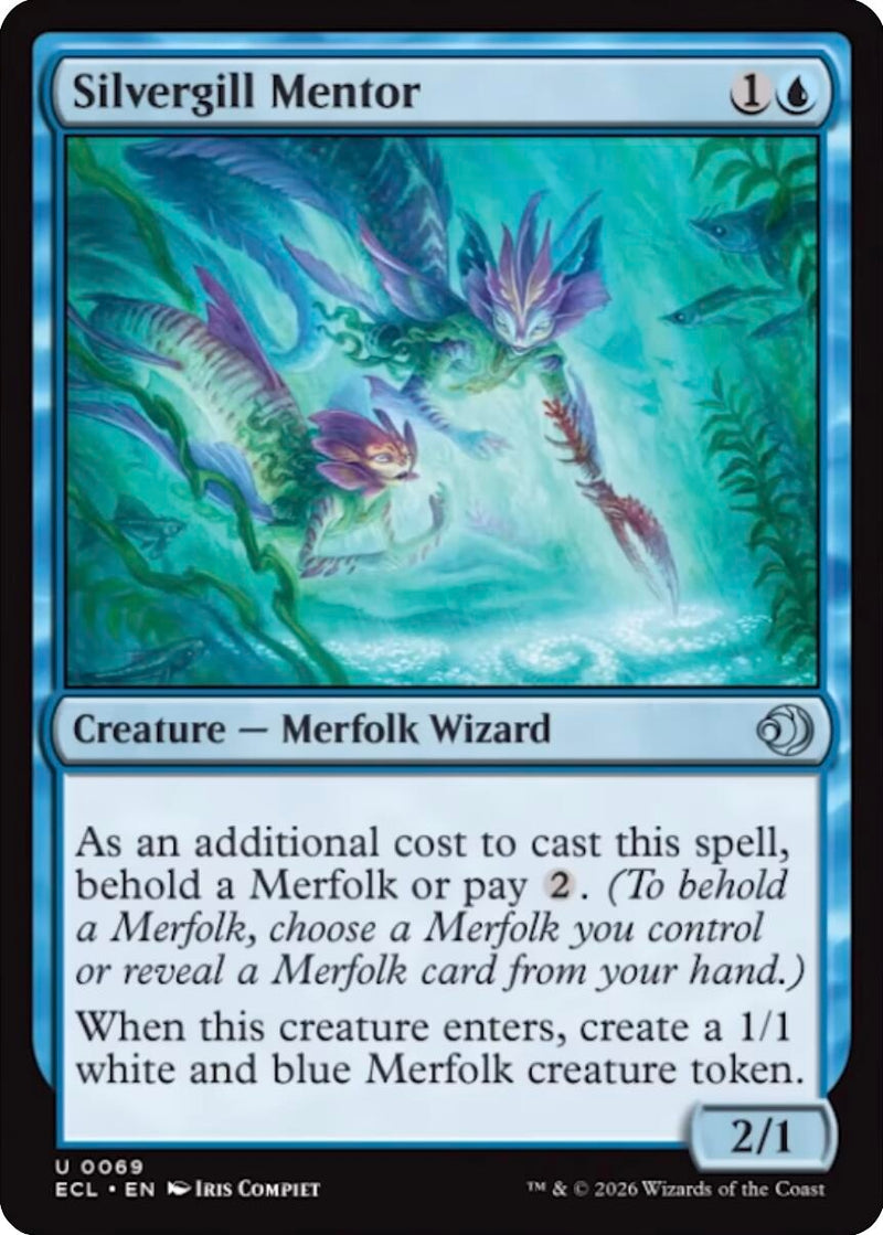 Image for Silvergill Mentor (69) - Magic: The Gathering