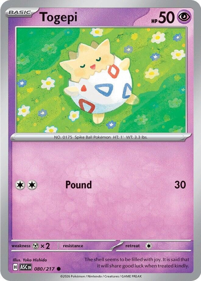 Image for Togepi (080/217) [ME: Ascended Heroes] - Pokemon
