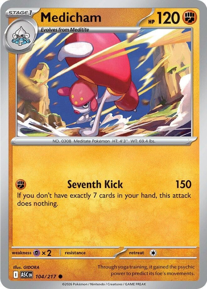 Image for Medicham (104/217) [ME: Ascended Heroes] - Pokemon