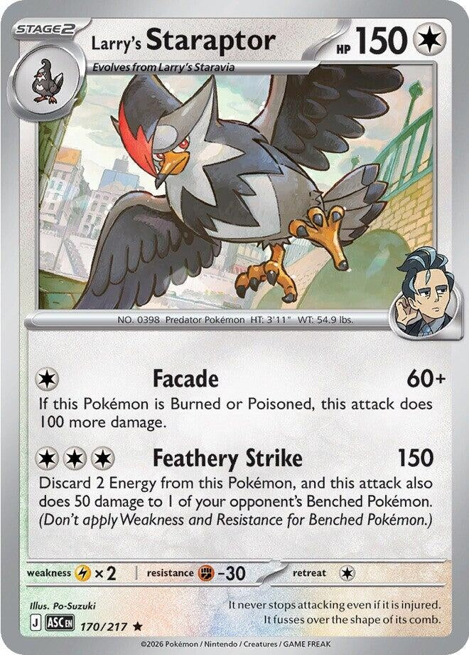 Image for Larry's Staraptor (170/217) [ME: Ascended Heroes] - Pokemon