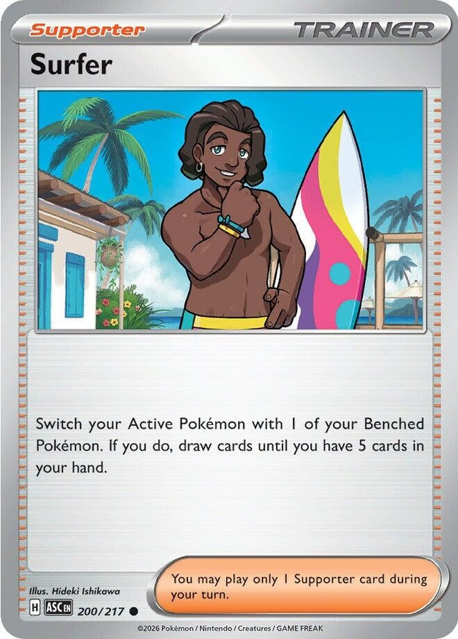 Image for Surfer (200/217) [ME: Ascended Heroes] - Pokemon