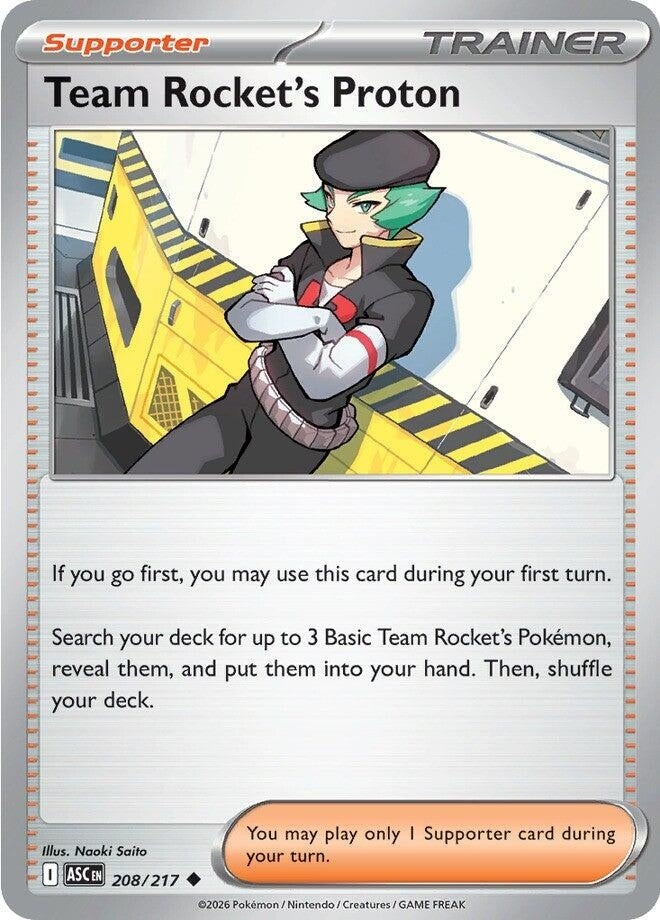 Image for Team Rocket's Proton (208/217) [ME: Ascended Heroes] - Pokemon