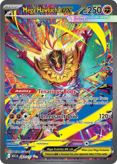 Mega Hawlucha ex (283/217) [ME: Ascended Heroes]