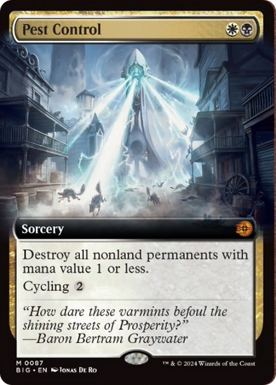 Pest Control (Extended Art) (87) (Outlaws of Thunder Junction: The Big Score)