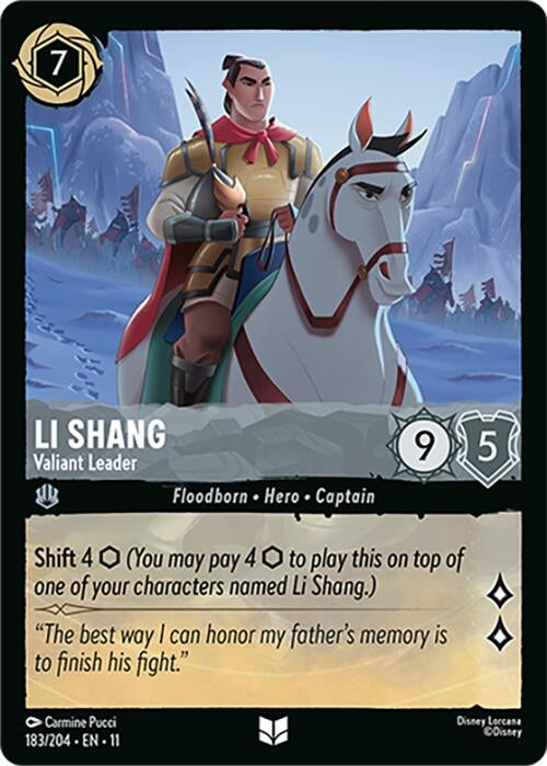 Li Shang - Valiant Leader (183/204) [Winterspell]
