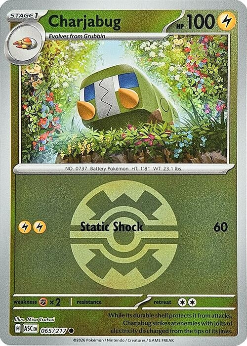 Image for Charjabug (Quick Ball) (065/217) [ME: Ascended Heroes] - Pokemon