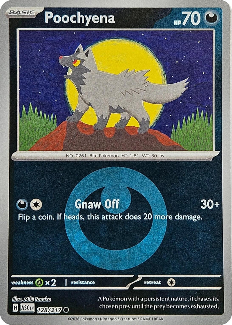 Image for Poochyena (Energy Symbol Pattern) (128/217) [ME: Ascended Heroes] - Pokemon