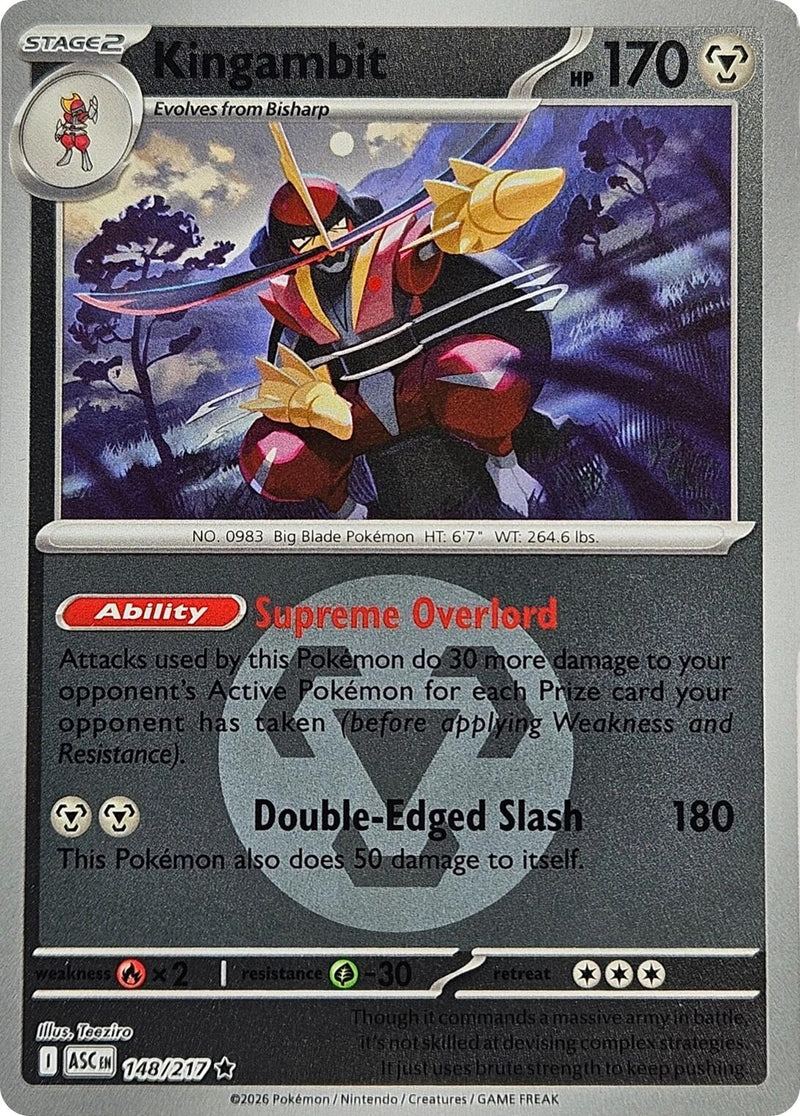 Image for Kingambit (Energy Symbol Pattern) (148/217) [ME: Ascended Heroes] - Pokemon