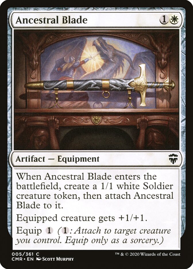 Ancestral Blade (5) [Commander Legends]