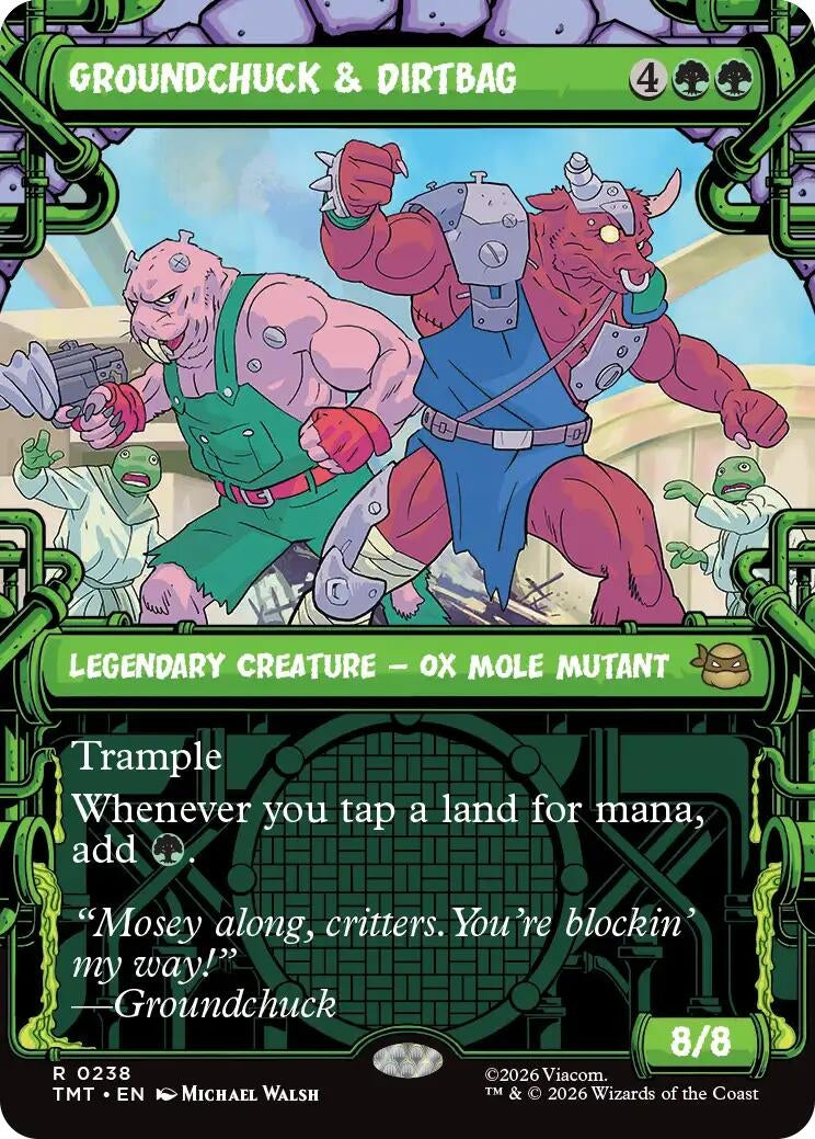 Groundchuck & Dirtbag (Showcase) (238) [Teenage Mutant Ninja Turtles]