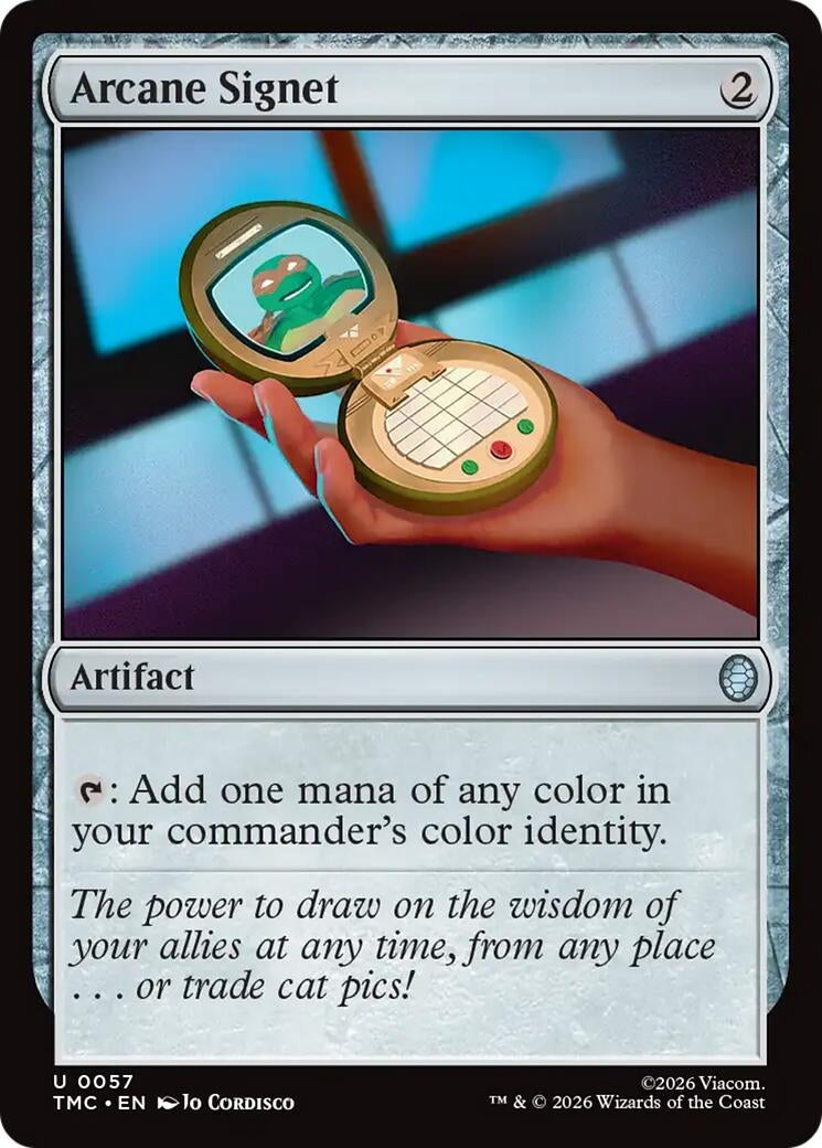 Image for Arcane Signet (57) [Teenage Mutant Ninja Turtles] - Magic: The Gathering