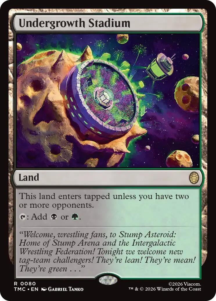 Image for Undergrowth Stadium (80) [Teenage Mutant Ninja Turtles] - Magic: The Gathering