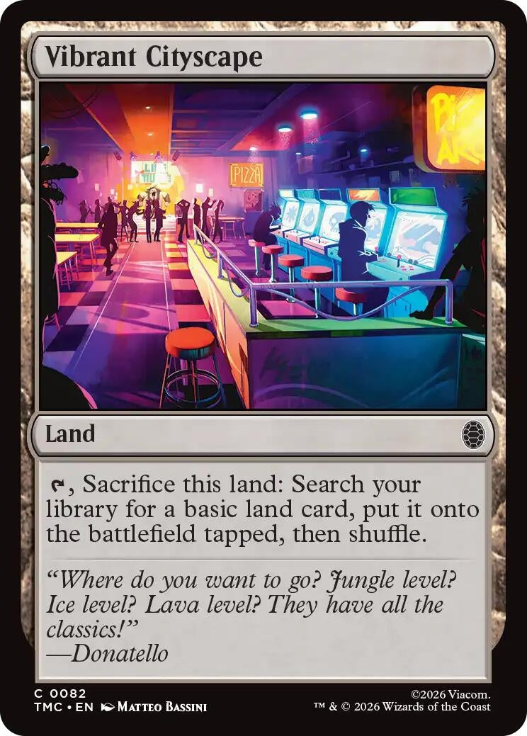 Image for Vibrant Cityscape (82) [Teenage Mutant Ninja Turtles] - Magic: The Gathering