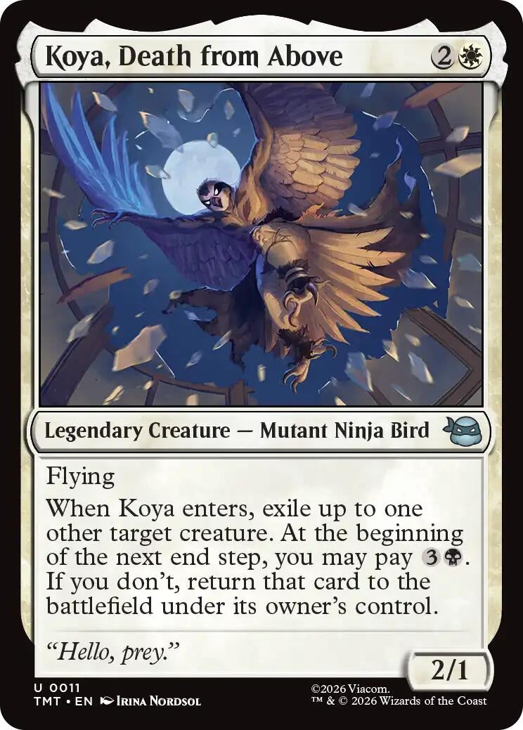 Image for Koya, Death from Above (11) [Teenage Mutant Ninja Turtles] - Magic: The Gathering