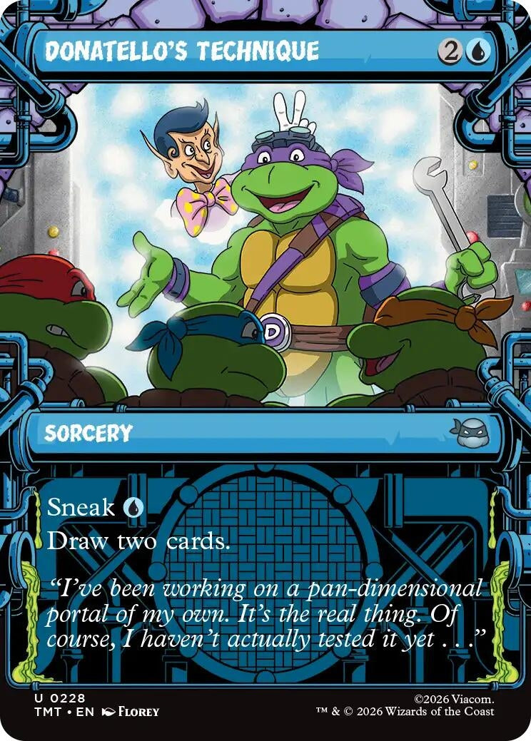 Image for Donatello's Technique (Showcase) (228) [Teenage Mutant Ninja Turtles] - Magic: The Gathering