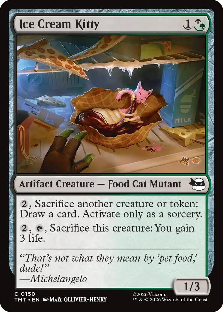 Ice Cream Kitty (150) [Teenage Mutant Ninja Turtles]