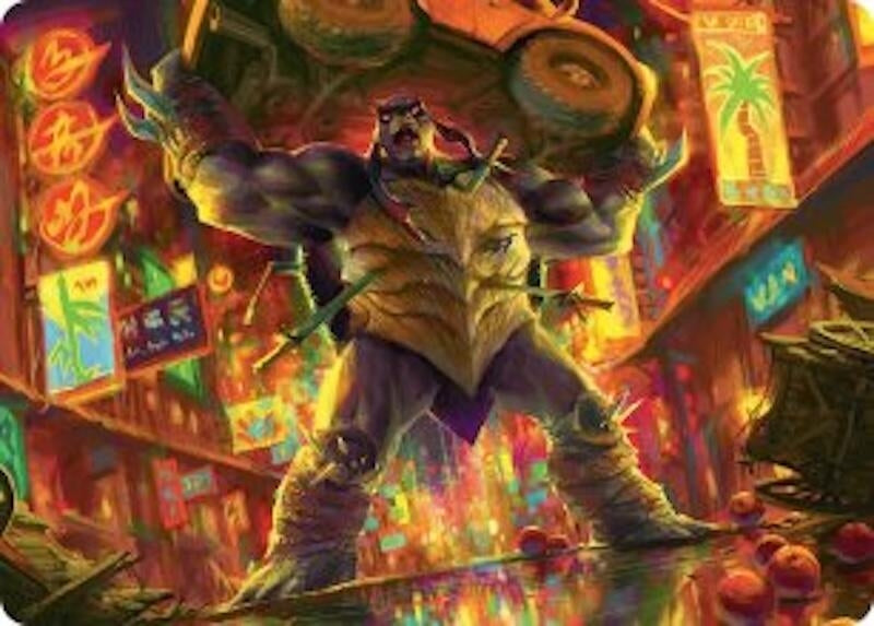 Slash, Reptile Rampager Art Card (10) [Teenage Mutant Ninja Turtles]