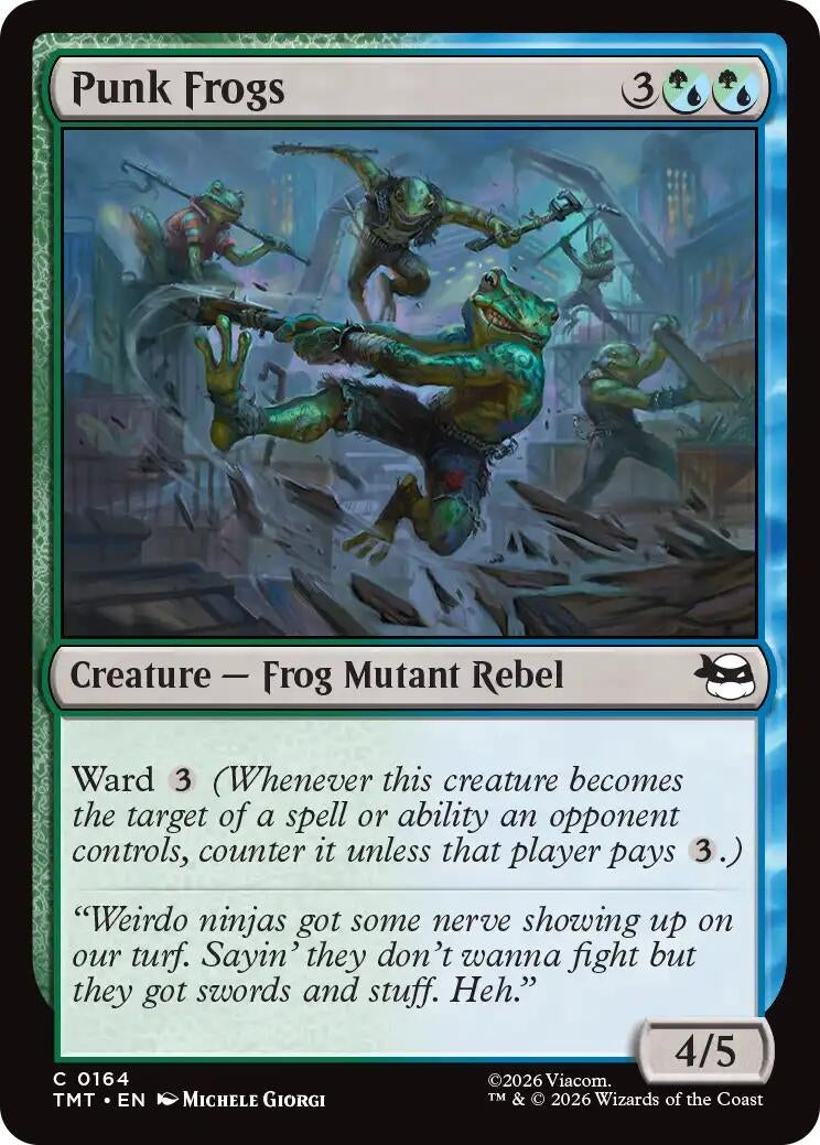 Image for Punk Frogs (164) [Teenage Mutant Ninja Turtles] - Magic: The Gathering