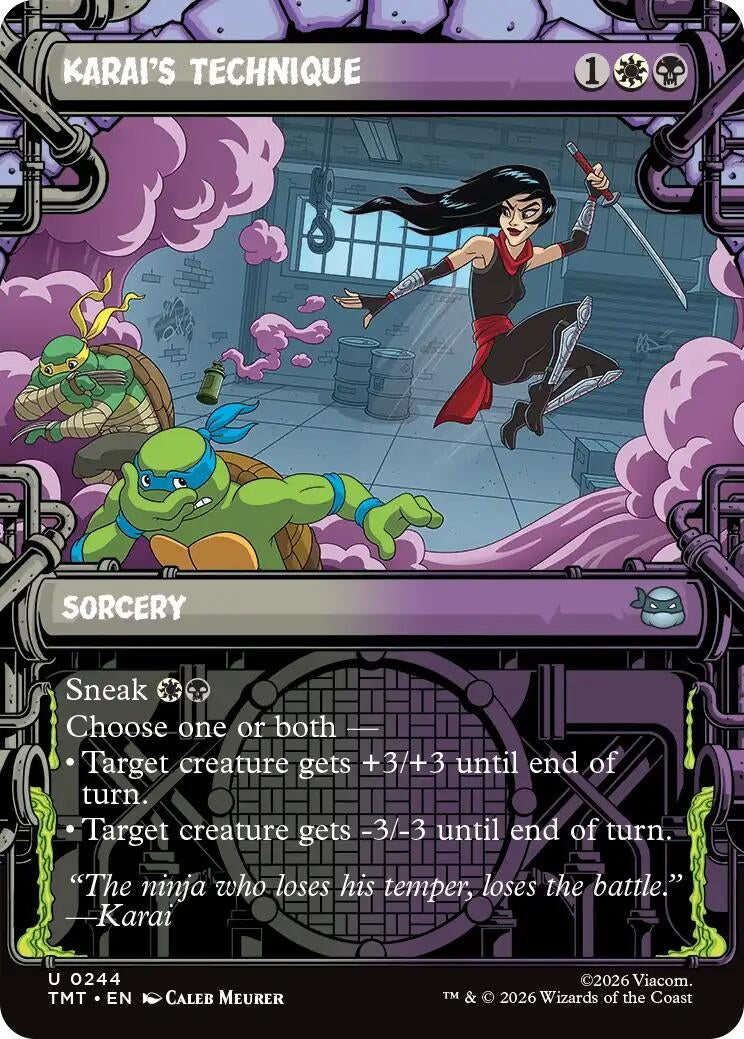 Karai's Technique (Showcase) (244) [Teenage Mutant Ninja Turtles]