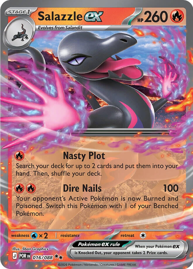 Salazzle ex (016/088) [ME03: Perfect Order]