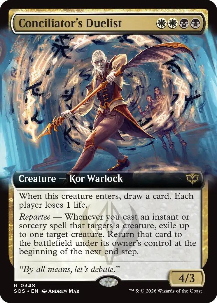 Conciliator's Duelist (Extended Art) (348) [Secrets of Strixhaven]