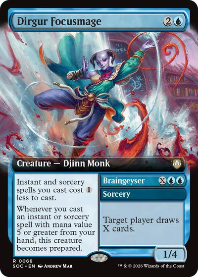Dirgur Focusmage (Extended Art) (68) [Secrets of Strixhaven]