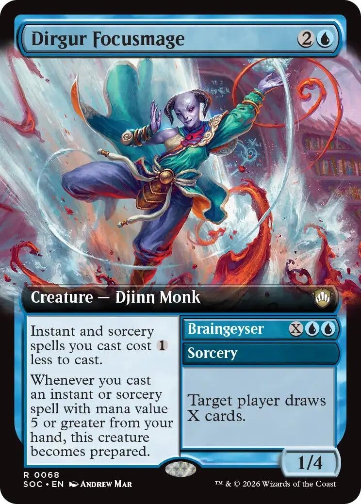 Dirgur Focusmage (Extended Art) (68) [Secrets of Strixhaven]