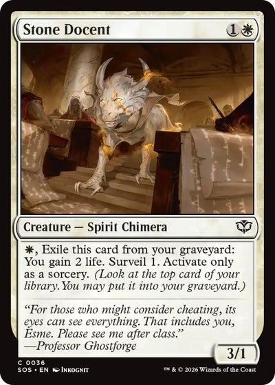 Stone Docent (36) [Secrets of Strixhaven]