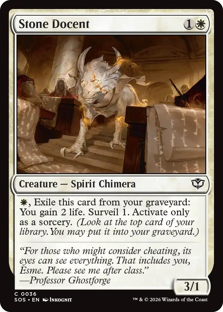 Stone Docent (36) [Secrets of Strixhaven]