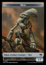 Clue // Myr Double-Sided Token (40 // 43) [Commander Masters]