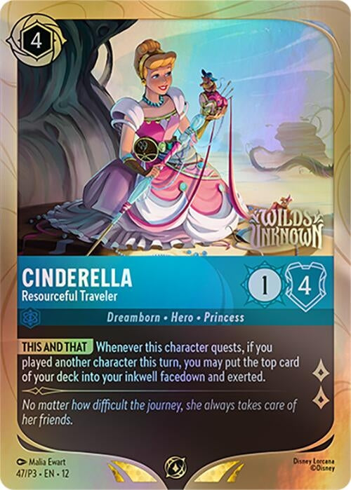 Cinderella - Resourceful Traveler (47) [Disney Lorcana Promo Cards]