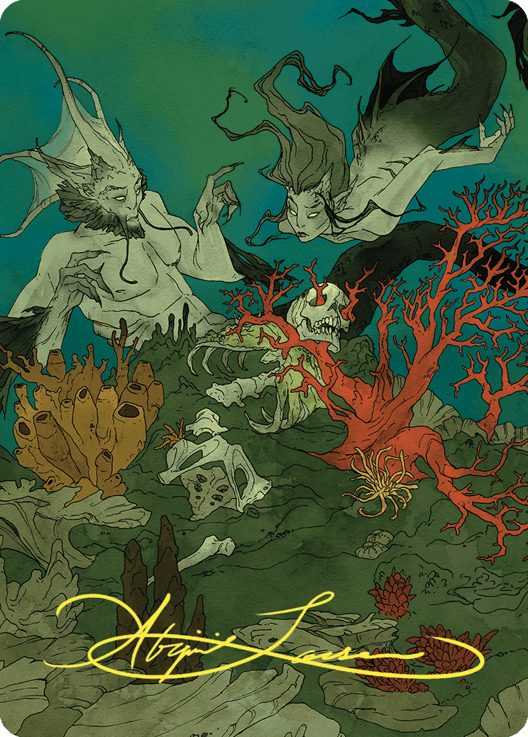 Curiosity Art Card (Gold-Stamped Signature) (65) [Wilds of Eldraine]