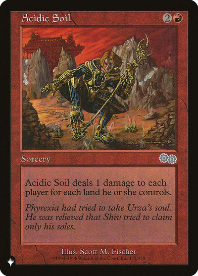 Acidic Soil (172/350) [The List Reprints]