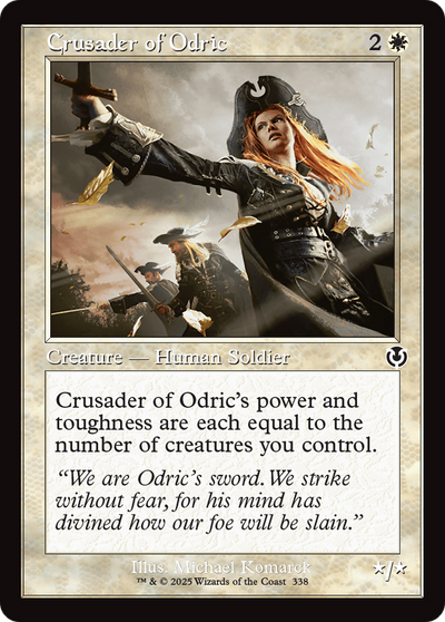 Crusader of Odric (Retro Frame) (338) (Innistrad Remastered)