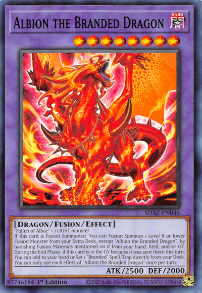 Albion the Branded Dragon (SDAZ-EN046) (Structure Deck: Albaz Strike)