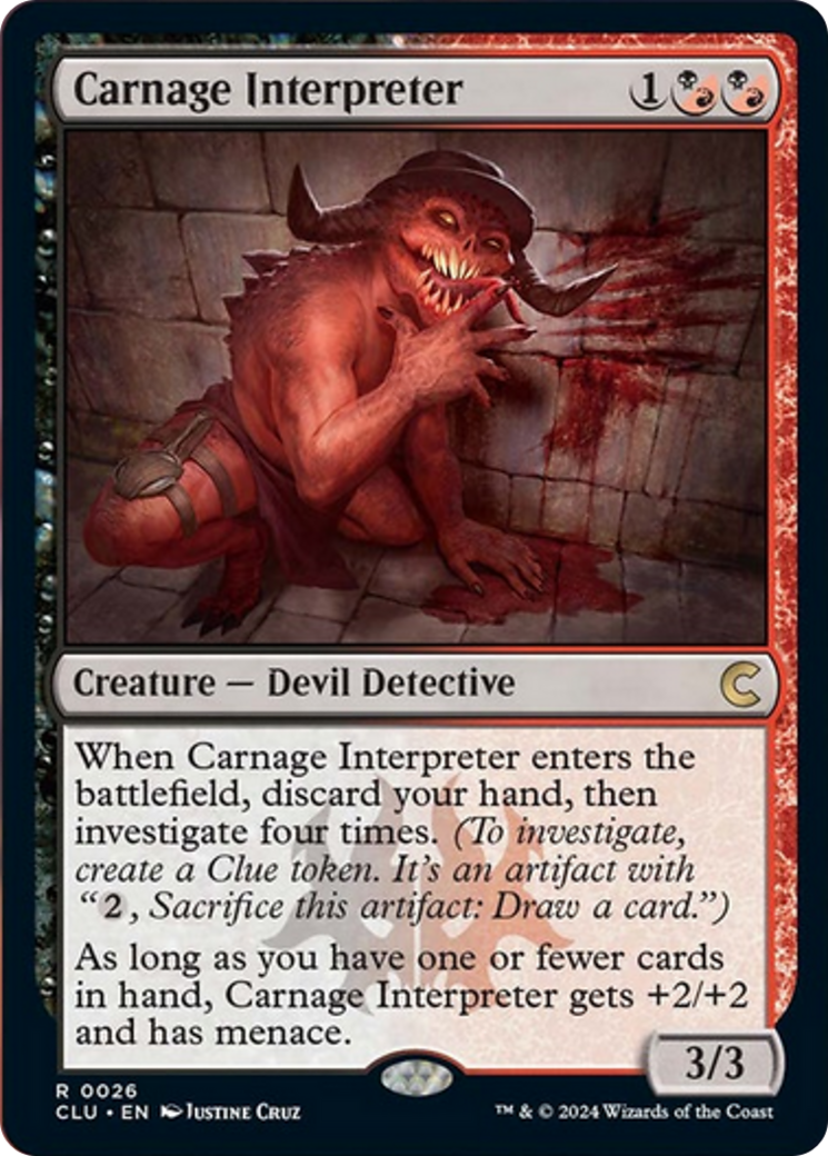 Carnage Interpreter (26) [Ravnica: Clue Edition]