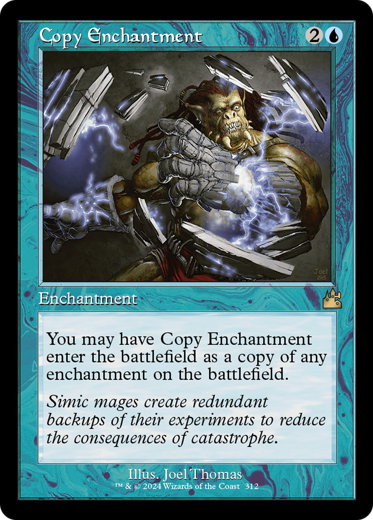 Copy Enchantment (Retro Frame) (312) [Ravnica Remastered]